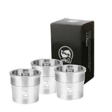 ICafilas for illy Coffee Machine Refillable Filters Stainless Steel Reusable Metal Capsule & Tamper Spoon