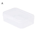 Rectangle Plastic Storage Case Collection Box Jewelry Container Business Card Box Hardware Tool Accessories Organizer Holder