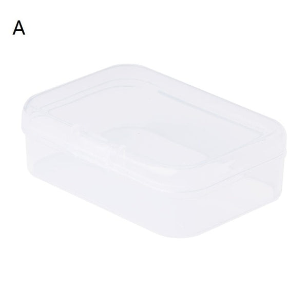 Rectangle Plastic Storage Case Collection Box Jewelry Container Business Card Box Hardware Tool Accessories Organizer Holder