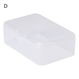 Rectangle Plastic Storage Case Collection Box Jewelry Container Business Card Box Hardware Tool Accessories Organizer Holder
