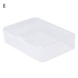 Rectangle Plastic Storage Case Collection Box Jewelry Container Business Card Box Hardware Tool Accessories Organizer Holder