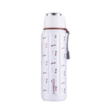 FEIJIAN Double Wall Insulated Water Bottle, Outdoor Travel Sports Bottles, Stainless Steel, 600ml, Thermos For Tea, Thermal Cup
