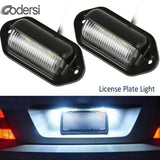2pcs 12V LED Car Number License Plate Light Bulb For Trailers Trucks Van SUV VAN Caravan Trailer Exterior Lamps Waterproof
