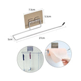 Hot Stainless Steel Paper Towel Holder Rack Toilet Kitchen Roll Paper Holder Self-adhesive Kitchen Toliet Accessories