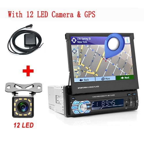 Podofo 1Din Car Stereo Radio GPS Navi 7