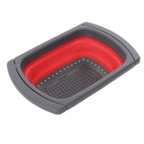 Collapsible Strainer With Retractable Handles.