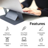 Flex - Invisible Laptop Stand.
