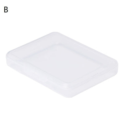 Rectangle Plastic Storage Case Collection Box Jewelry Container Business Card Box Hardware Tool Accessories Organizer Holder