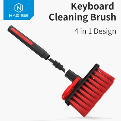 Hagibis Keyboard Cleaning Brush 4 In 1 Multi-fuction Computer Cleaning Tools Corner Gap Dust Removal Cleaning Brush For Gamers.
