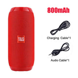 Portable Bluetooth Speaker Wireless Bass Column Waterproof Outdoor USB Speakers Support AUX TF FM Radio Subwoofer Loudspeaker