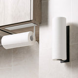 Hot Stainless Steel Paper Towel Holder Rack Toilet Kitchen Roll Paper Holder Self-adhesive Kitchen Toliet Accessories