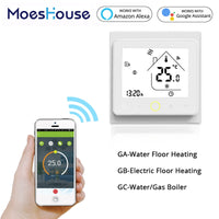 Smart WiFi Thermostat Temperature Controller Water Electric Warm Floor Heating Water Gas Boiler Works with Echo Google Home Tuya